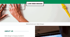 Desktop Screenshot of lionwebdesign.com